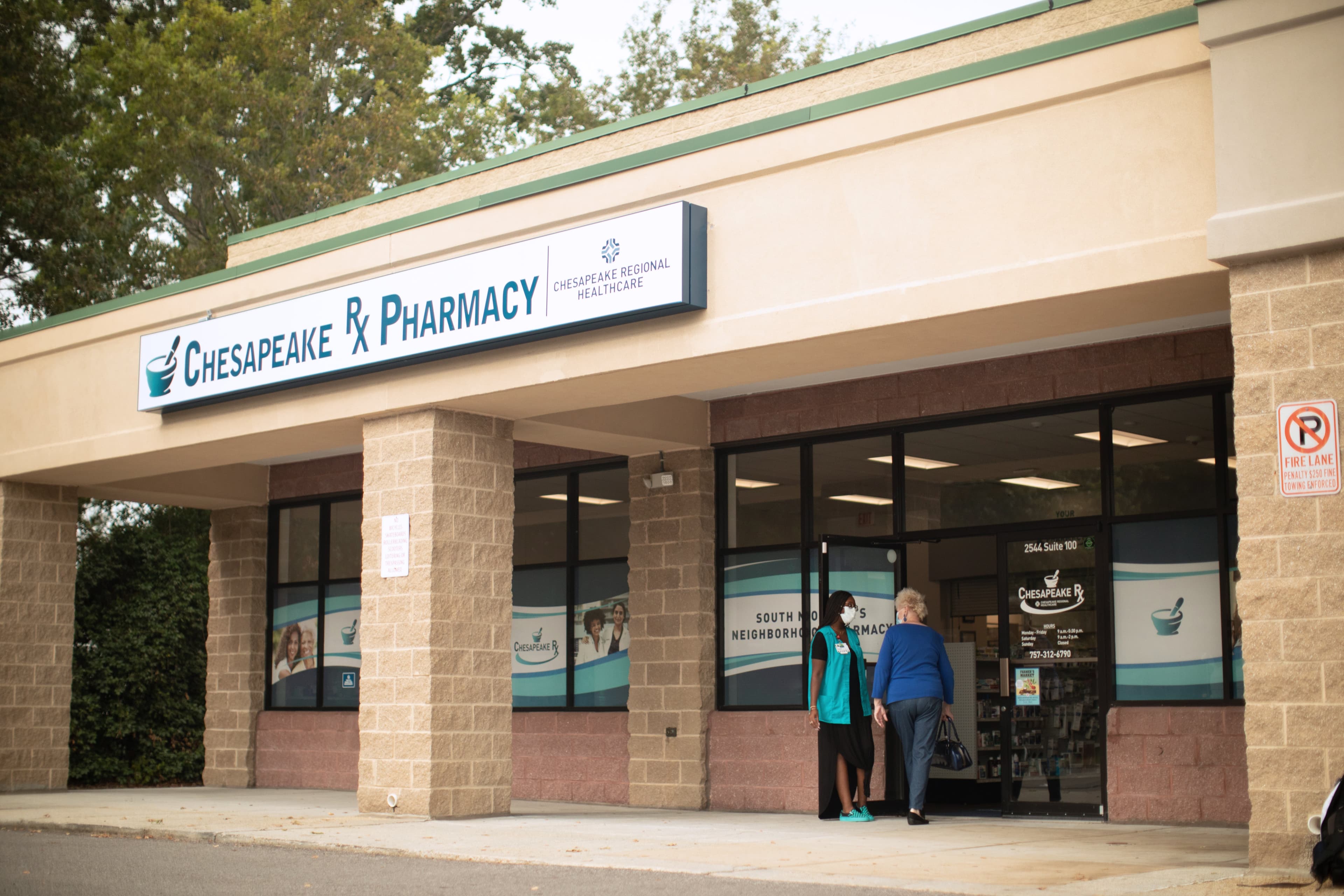 Local pharmacy providing community service in Queens neighborhood