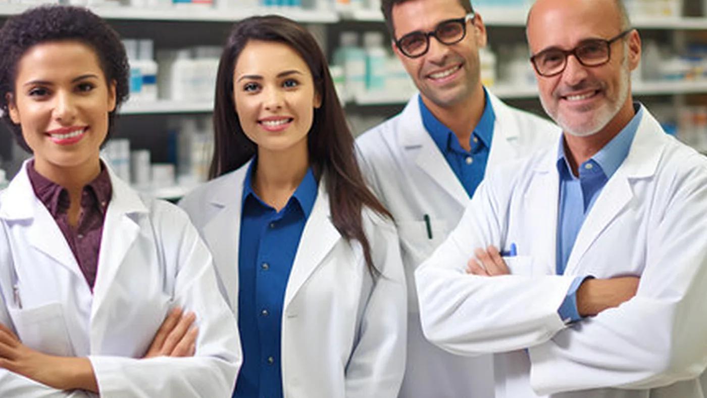 Medical equipment specialist providing personal consultation and equipment fitting
